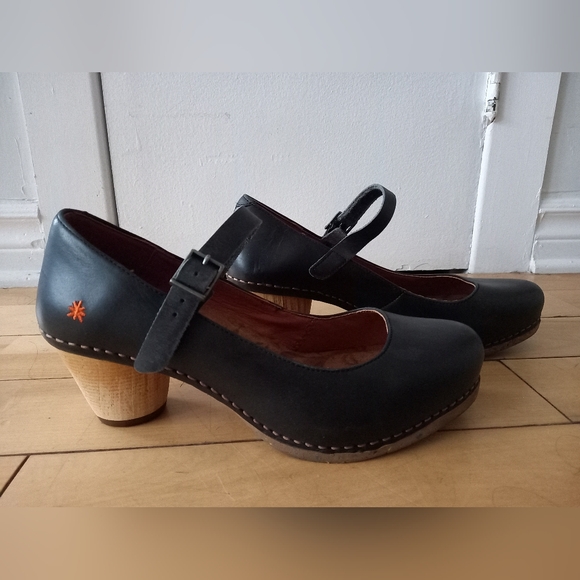 The Art Company shoes with wooden heels, size 39 (EU), black - Picture 6 of 8